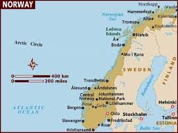 norway map